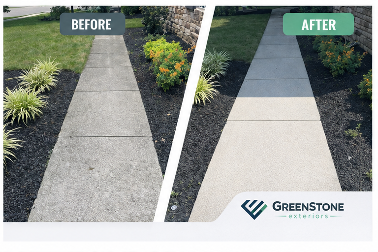 Dublin Walkway Pressure Wash